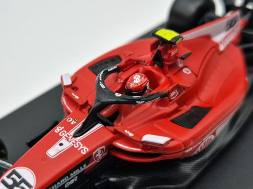 Ferrari SF-23 Team Scuderia F1 #55 (2023) - Las Vegas - Carlos Sainz - s postavičkou pilota -  Bburago - 1:43