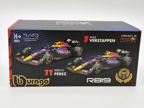 Red Bull RB19 F1 #1 (2023) - Las Vegas - Max Verstappen - s postavičkou pilota -  Bburago - 1:43