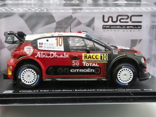 Citroen C3 WRC #10 (2018) - Sebastian Loeb - Daniel Elena -  Edicola - 1:24