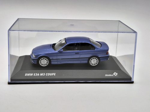BMW E36 M3 coupe (1999) - modrá -  Solido - 1:43