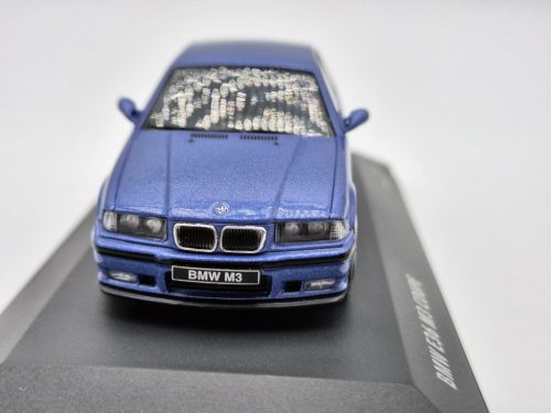 BMW E36 M3 coupe (1999) - modrá -  Solido - 1:43