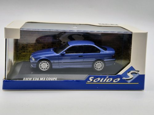 BMW E36 M3 coupe (1999) - modrá -  Solido - 1:43
