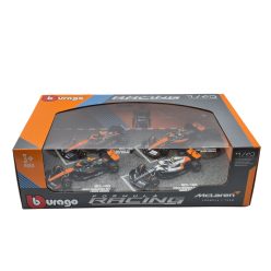   McLaren set F1 modelov áut - #4 Lando Norris - 2023 British GP - 2023 Singapore GP - 2023 Monaco GP - 2022 Abu Dhabi -  Bburago - 1:43