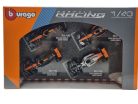 McLaren set F1 modelov áut - #4 Lando Norris - 2023 British GP - 2023 Singapore GP - 2023 Monaco GP - 2022 Abu Dhabi -  Bburago - 1:43