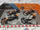 McLaren set F1 modelov áut - #4 Lando Norris - 2023 British GP - 2023 Singapore GP - 2023 Monaco GP - 2022 Abu Dhabi -  Bburago - 1:43