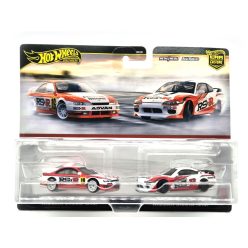   Hot Wheels Premium - Duo Pack - Nissan 240SX (S14) - Nissan Silvia (S15) -  Hot Wheels - 1:64