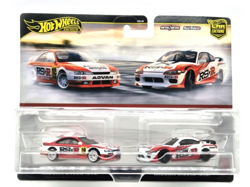 Hot Wheels Premium - Duo Pack - Nissan 240SX (S14) - Nissan Silvia (S15) -  Hot Wheels - 1:64