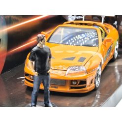   Toyota Supra (1995) - Fast and Furious - Rýchlo a zbesilo - Brian figurával -  Jada - 1:24