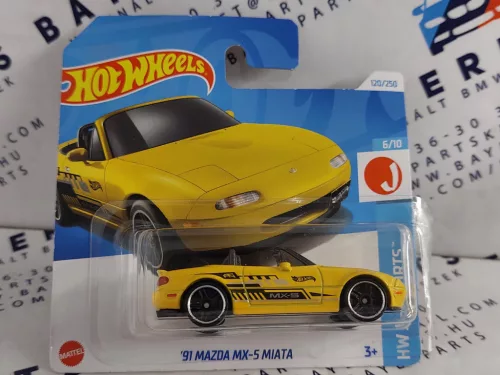 HW Mazda MX-5 Miata (1991) - HW J-Imports 6/10 - 120/250 -  Hot Wheels - 1:64 - ERROR