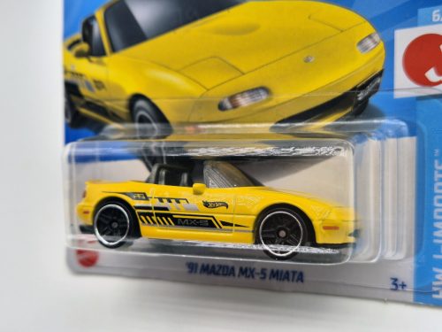HW Mazda MX-5 Miata (1991) - HW J-Imports 6/10 - 120/250 -  Hot Wheels - 1:64
