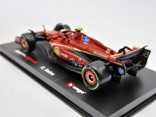 Ferrari SF-24 Team Scuderia F1 #55 (2024) - Imola - Carlos Sainz - s postavičkou pilota -  Bburago - 1:43