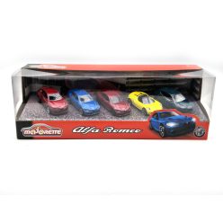   Alfa Romeo set (5db) - 4C Spider - Giulia Quadrifoglio - Tonale -  Majorette - 1:64