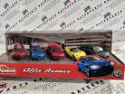 Alfa Romeo set (5db) - 4C Spider - Giulia Quadrifoglio - Tonale -  Majorette - 1:64