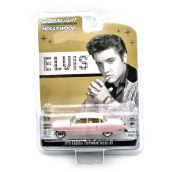   Cadillac Fleetwood Series 60 (1955) - Elvis Presley - ružová/biela -  Greenlight - 1:64