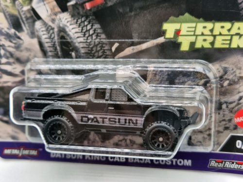 Hot Wheels Premium - Car Culture Terra Trek - Datsun King Cab Baja Custom - CHASE CAR -  Hot Wheels - 1:64