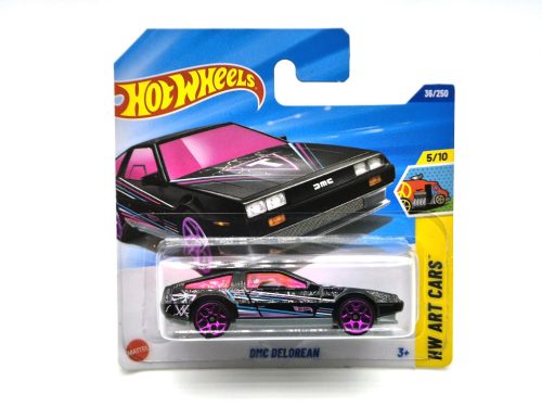 Hot Wheels DMC Delorean - HW Art Cars - 5/10 - 36/250 -  Hot Wheels - 1:64