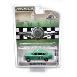   Checker motocykels Marathon A11 Staten Island New York Taxi (1969) -  Greenlight - 1:64