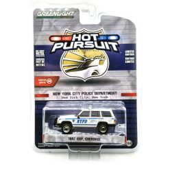   Jeep Cherokee (1997) - New York City Police -  Greenlight - 1:64