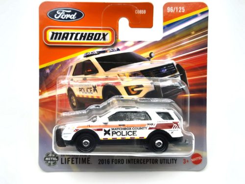 Ford Interceptor Utility (2016) - 96/125 - blistery -  Matchbox - 1:64