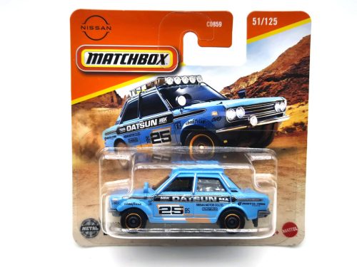 Datsun 510 Rally (1970) - 51/125 - blistery  -  Matchbox - 1:64
