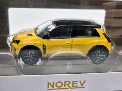 Renault R5 E-tech (2024) -  Norev - žltá - 1:64