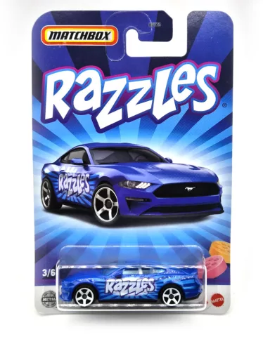 Matchbox Candy - '19 Ford Mustang Coupe - 3/6 - s dlhou kartou -  Matchbox - 1:64