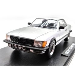  Mercedes S-Class 500SLC 6.0 AMG C107 (1985) - strieborná -  KK Scale - 1:18