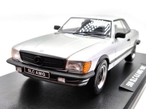 Mercedes S-Class 500SLC 6.0 AMG C107 (1985) - strieborná -  KK Scale - 1:18