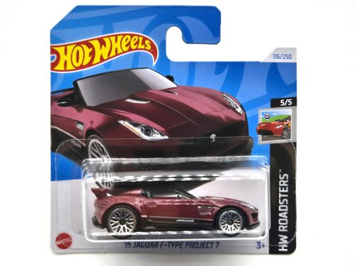 Hot Wheels Jaguar F-Type Project 7 (2015) - HW Roadsters  5/5 - 116/250 -  Hot Wheels - 1:64