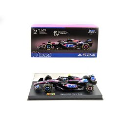  BWT Racing Alpine A524 F1 #10 (2024) - Pierre Gasly - s postavičkou pilota -  Bburago - 1:43