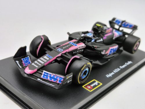 BWT Racing Alpine A524 F1 #10 (2024) - Pierre Gasly - s postavičkou pilota -  Bburago - 1:43