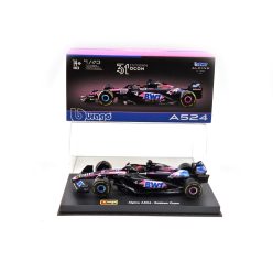   BWT Racing Alpine A524 F1 #31 (2024) - Esteban Ocon - s postavičkou pilota -  Bburago - 1:43