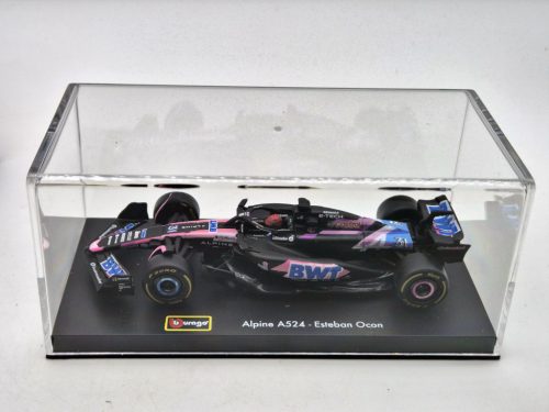 BWT Racing Alpine A524 F1 #31 (2024) - Esteban Ocon - s postavičkou pilota -  Bburago - 1:43