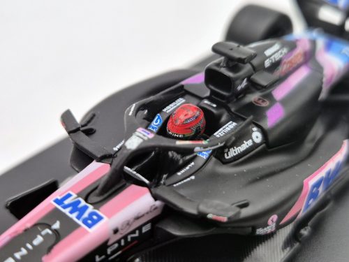 BWT Racing Alpine A524 F1 #31 (2024) - Esteban Ocon - s postavičkou pilota -  Bburago - 1:43