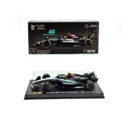   Mercedes GP W15 EQ Performance F1 #44 (2024) - Lewis Hamilton - s postavičkou pilota -  Bburago - 1:43