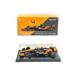   McLaren MCL38 F1 #4 (2024) - Lando Norris - s postavičkou pilota -  Bburago - 1:43