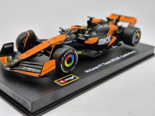 McLaren MCL38 F1 #4 (2024) - Lando Norris - s postavičkou pilota -  Bburago - 1:43