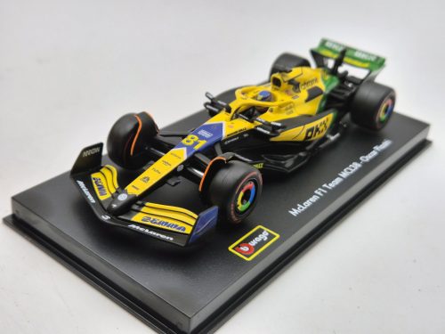 McLaren MCL38 F1 #81 (2024) - Monaco GP (Senna 30th Anniversary) - Oscar Piastri - s postavičkou pilota -  Bburago - 1:43