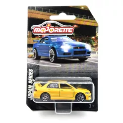 Mitsubishi Lancer Evolution EVO - žltá -  Majorette - 1:64
