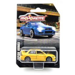 Mitsubishi Lancer Evolution EVO - žltá -  Majorette - 1:64