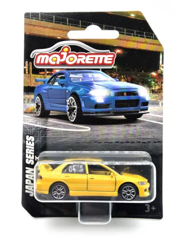 Mitsubishi Lancer Evolution EVO - žltá -  Majorette - 1:64