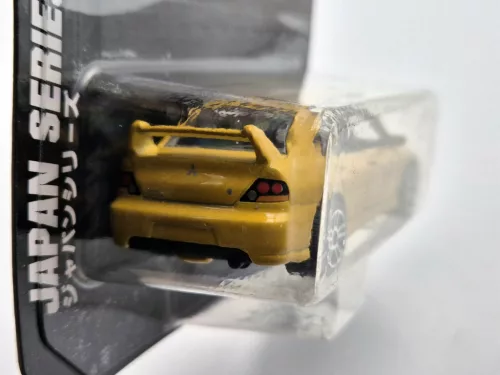 Mitsubishi Lancer Evolution EVO - žltá -  Majorette - 1:64