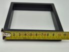 Plávajúci vitrínový rám / úložný box – stčervenáný – 14x14 cm – pre 1:64 modely áut