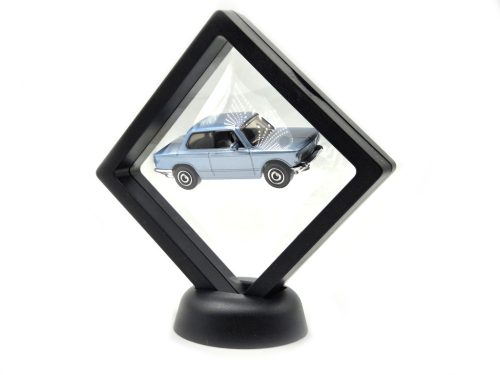 Plávajúci vitrínový rám / úložný box – malý – 14x14 cm – pre 1:64 modely áut