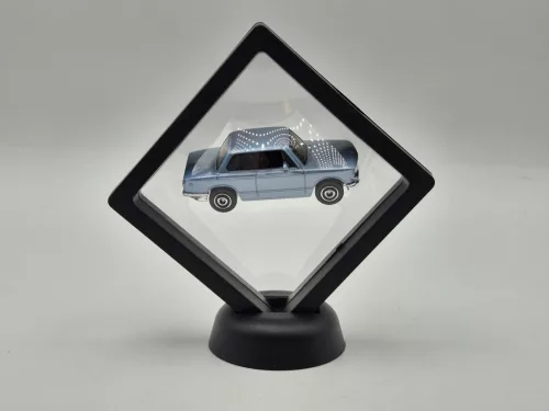 Plávajúci vitrínový rám / úložný box – malá veľkosť – 9×9 cm – pre modely áut v mierke 1:64