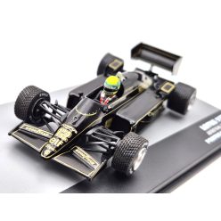   Lotus 97T F1 #12 (1985) - Portugal GP - Ayrton Senna - s postavičkou pilota -  Edicola - 1:43