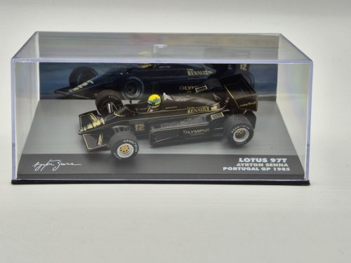 Lotus 97T F1 #12 (1985) - Portugal GP - Ayrton Senna - s postavičkou pilota -  Edicola - 1:43