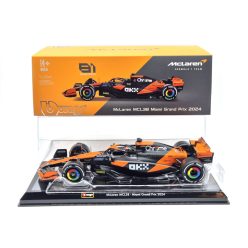   McLaren MCL38 F1 #81 (2024) - Oscar Piastri - s postavičkou pilota -  Bburago - 1:24