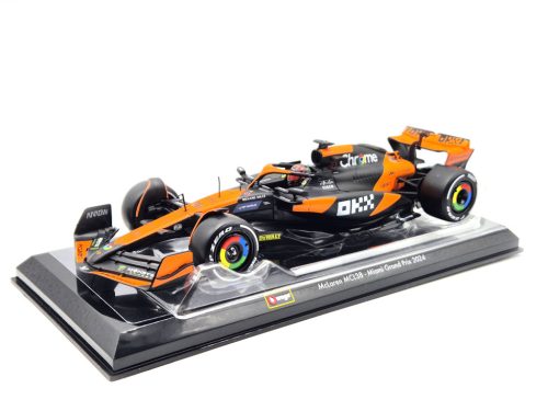 McLaren MCL38 F1 #81 (2024) - Oscar Piastri - s postavičkou pilota -  Bburago - 1:24