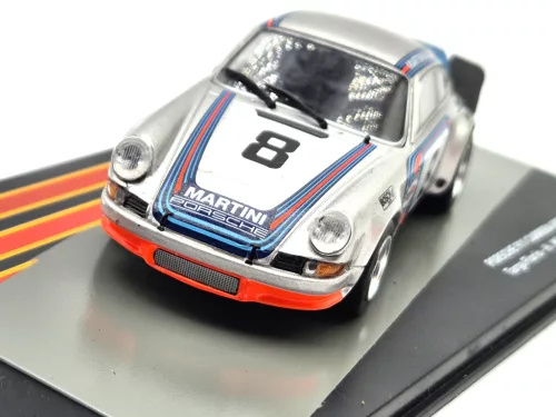 Porsche 911 Carrera 2.8 RSR - Team Martini Racing N8 Winner - 1973 Targa Florio - H. Müller - G. van Lennep - Edicola - 1:43